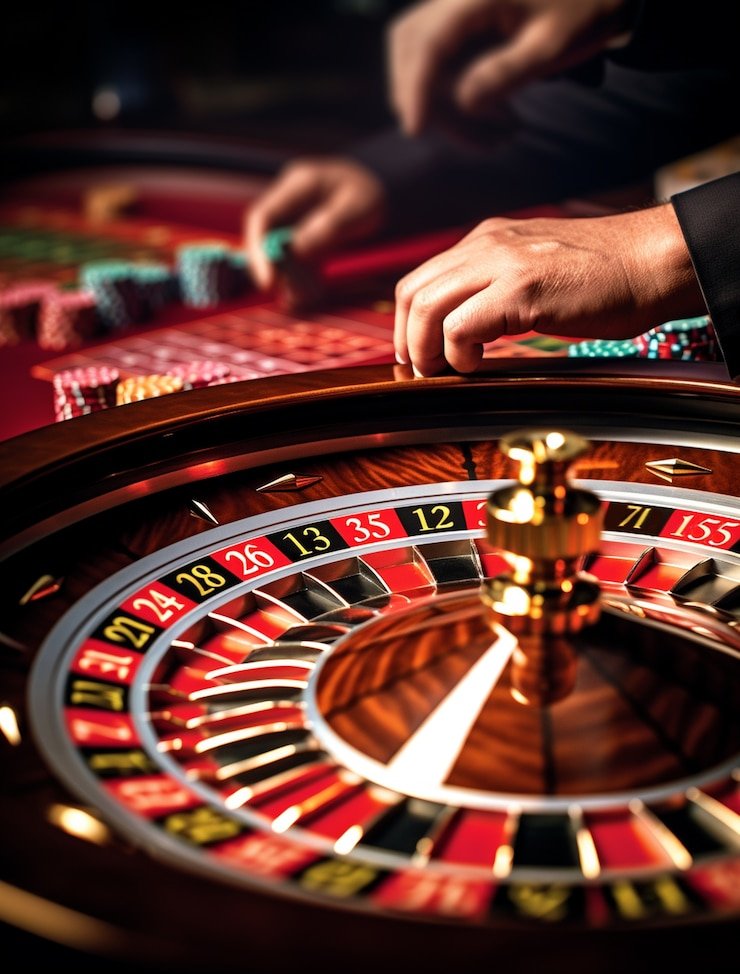 Game show dengan mekanisme roda dan multiplier