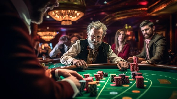 Meja Roulette dealer langsung